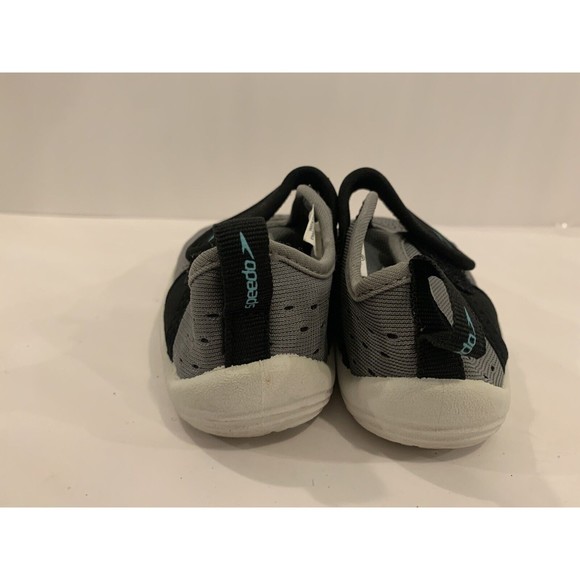 Speedo Kids Water Shoes Toddler Unisex Hybrid Small 5/6 Gray - Picture 3 of 8